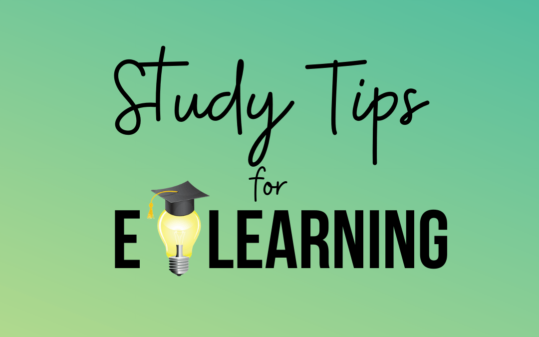 Study tips for e-learning